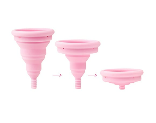 Copa Menstrual Intimina Lily Compact   Rosa - A